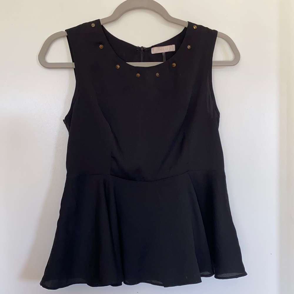 S / Black / Bronze Spike / Blouse